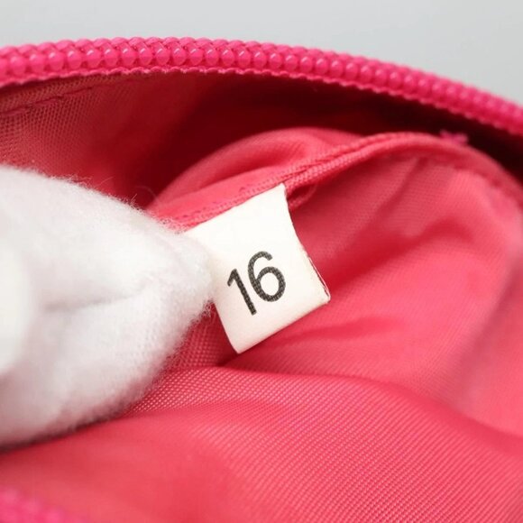 PRADA Accessory Pouch Nylon Pink Silver Auth 136404 - Picture 12 of 16